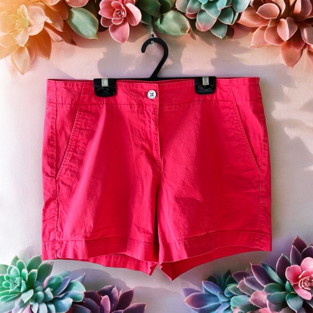Nautica Salmon Coral Twill Shorts